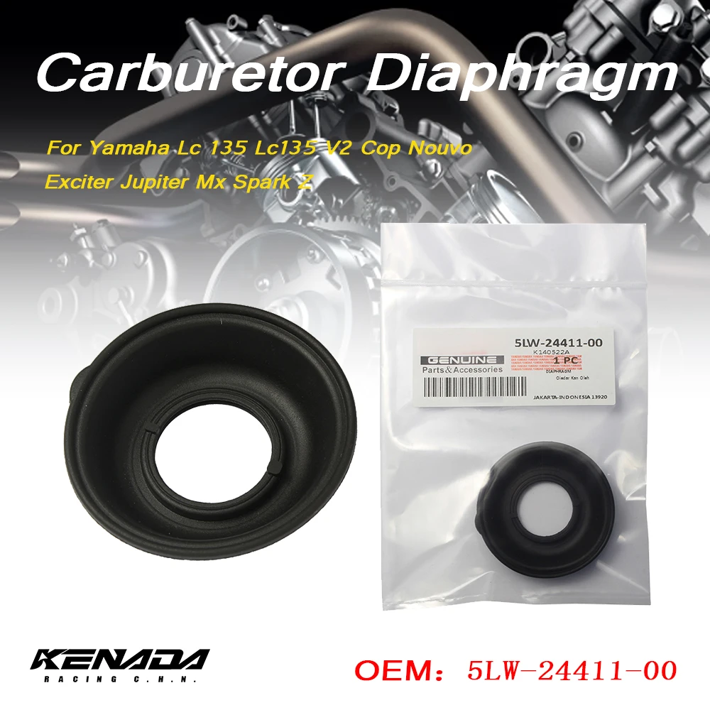 Diaphragm Carburetor MIKUNI For Yamaha Lc 135 Lc135 V2 Cop Nouvo Exciter Jupiter Mx Spark Z OEM 5LW-24411-00
Diaphragm Carburetor MIKUNI For Yamaha Lc 135 Lc135 V2 Cop Nouvo Exciter Jupiter Mx Spark Z OEM 5LW-24411-00