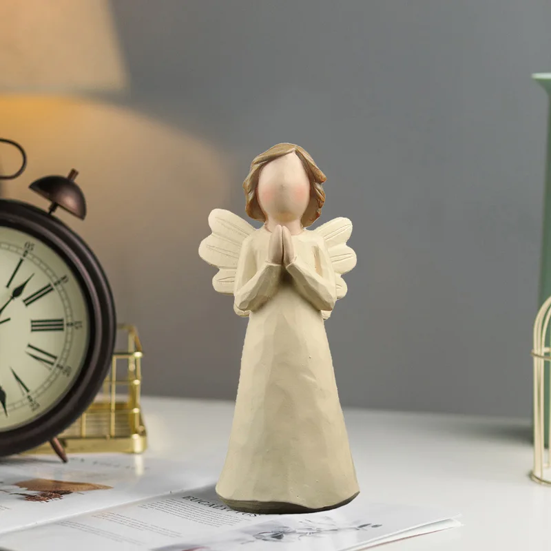 Pray for angel Christmas gifts European ornaments creative home living room desktop simple wedding birthday gifts
Pray for angel Christmas gifts European ornaments creative home living room desktop simple wedding birthday gifts