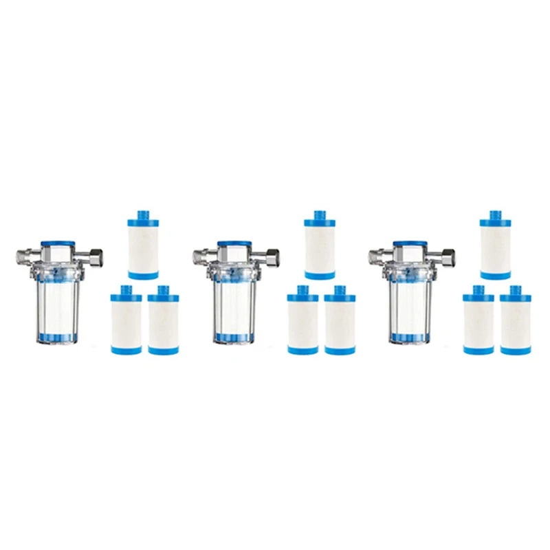 

3X Purifier Output Universal Shower Filters Household Kitchen Faucets Water Heater Purification Bathroom Accessories