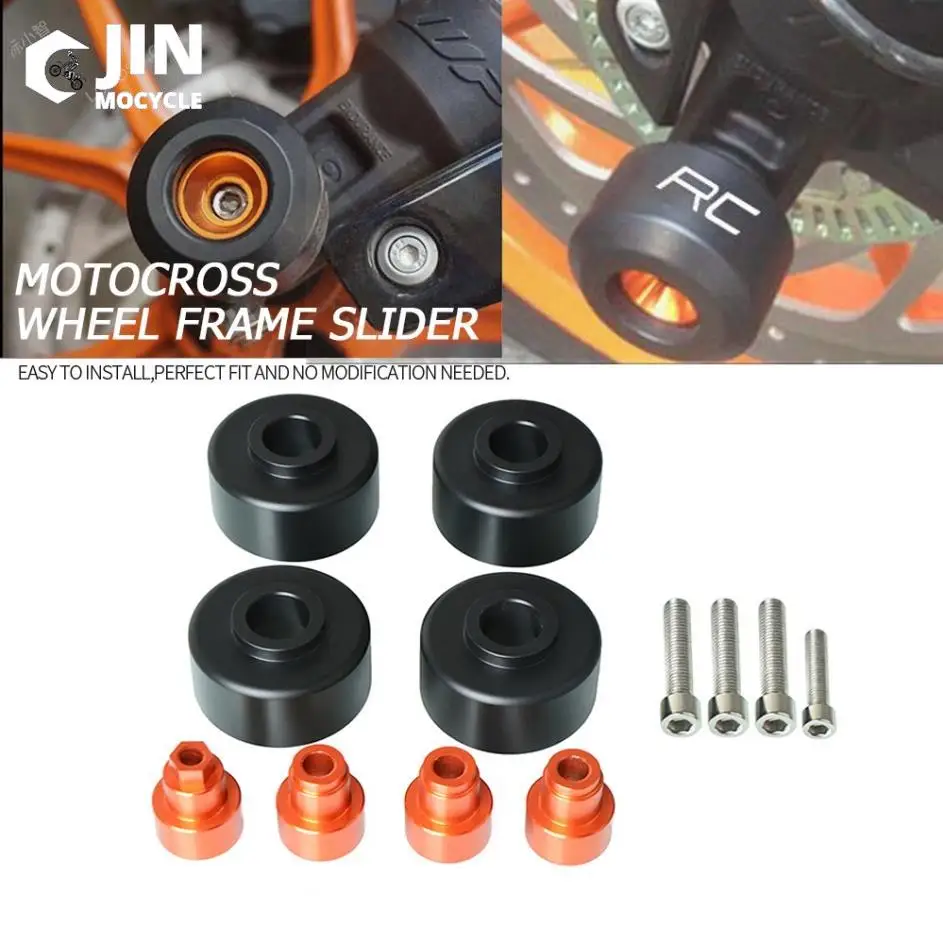 Motorcycle Front Rear Fork Wheel Frame Slider Crash Protector For DUKE125 DUKE200 390 2013 2014 DUKE250 2016-2021 2018 2019 2020
Motorcycle Front Rear Fork Wheel Frame Slider Crash Protector For DUKE125 DUKE200 390 2013 2014 DUKE250 2016-2021 2018 2019 2020