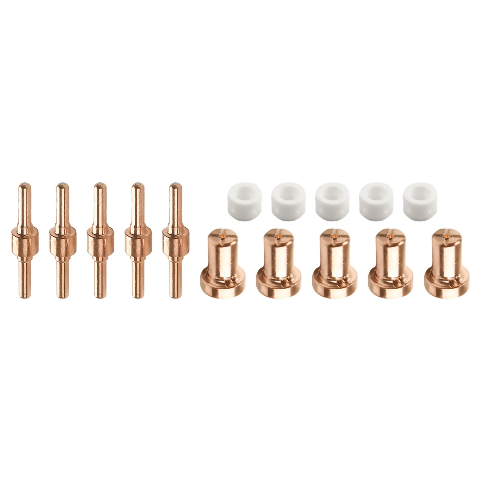 Plasma Cutters LG-40 PT-31 Torch Plasma Copper Tips PT-31 Thermal Conductivity 60 Pcs Copper Electrodes CUT40 CUT50
Plasma Cutters LG-40 PT-31 Torch Plasma Copper Tips PT-31 Thermal Conductivity 60 Pcs Copper Electrodes CUT40 CUT50