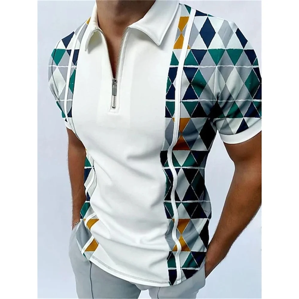 Men's Polo Golf T-shirt Turndown Men T Shirts High Quality Tops Print Short Sleeve Male Zipper Clothing Sports Comfortable Tee
Men's Polo Golf T-shirt Turndown Men T Shirts High Quality Tops Print Short Sleeve Male Zipper Clothing Sports Comfortable Tee