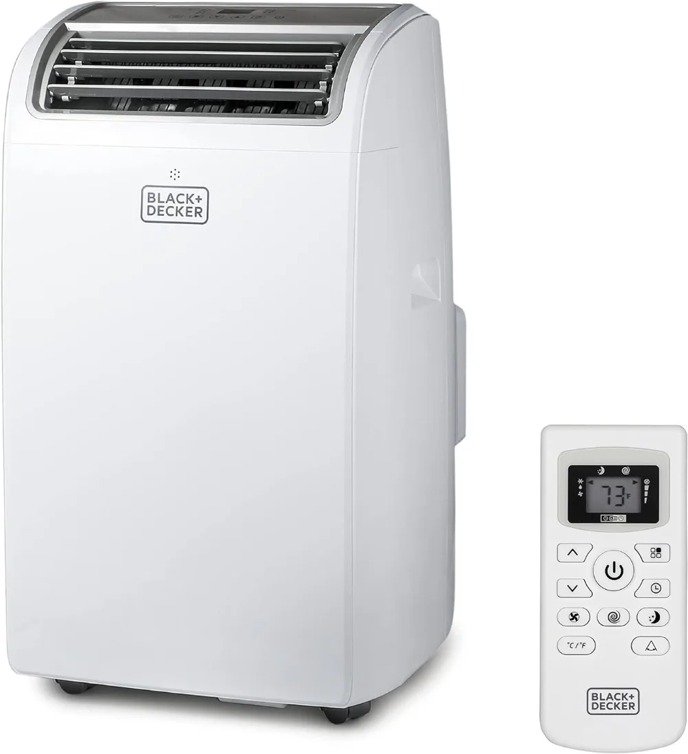 

Air Conditioner, 14,000 BTU Air Conditioner Portable for Room up to 700 Sq. Ft. with Remote Control, White