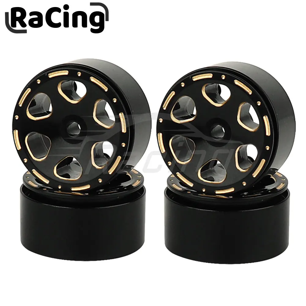 1/2/4pcs 1.0" Black Brass 1:24 Beadlock Wheels Rims Hub for 1/24 Axial SCX24 90081 C10 1/18 TRX4m RC Crawler Car Upgrade Parts
1/2/4pcs 1.0" Black Brass 1:24 Beadlock Wheels Rims Hub for 1/24 Axial SCX24 90081 C10 1/18 TRX4m RC Crawler Car Upgrade Parts