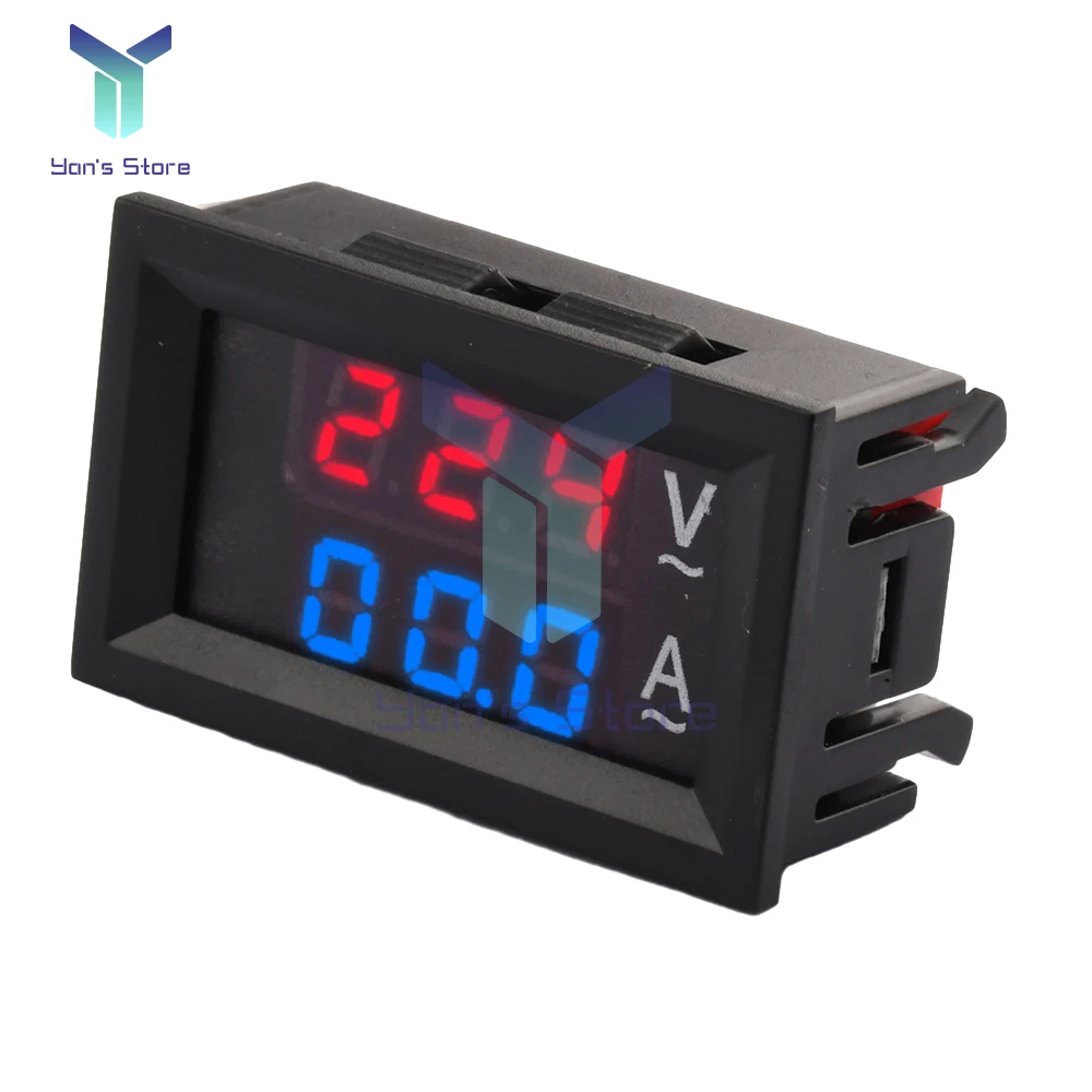 

AC60-500V 10/50/100A Voltmeter Ammeter LED Digital Car Motocycle Voltage Current Power Meter Volt Detector Tester Monitor Panel