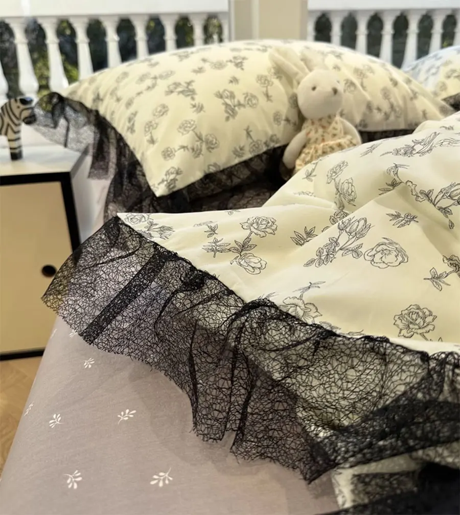Elegant romantic pastoral floral lace bedding set,twin full queen flower cotton home textile bed sheet pillow case quilt cover
Elegant romantic pastoral floral lace bedding set,twin full queen flower cotton home textile bed sheet pillow case quilt cover