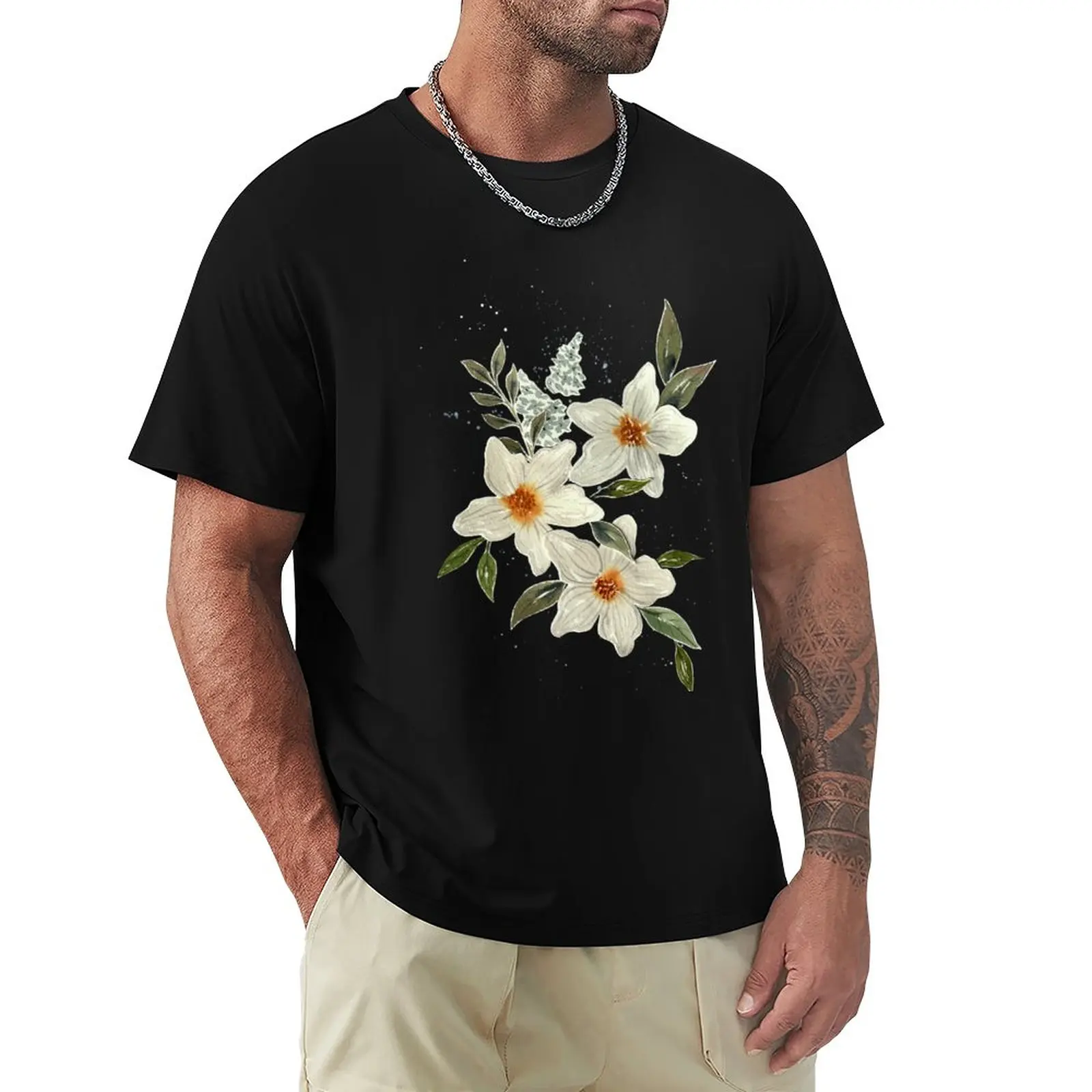 Wild bouquet White T-Shirt boys animal print quick-drying oversized t shirts for men
Wild bouquet White T-Shirt boys animal print quick-drying oversized t shirts for men