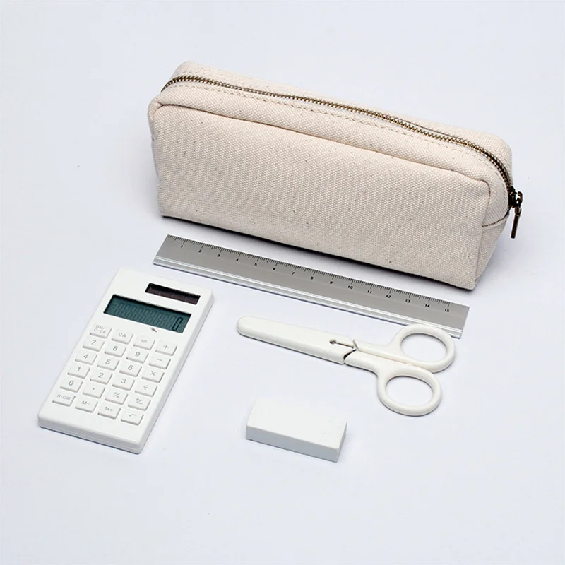 Cotton Canvas Simple Large Capacity Men And Women Small Fresh Pencil Case Stationery Box Middle School Students
Cotton Canvas Simple Large Capacity Men And Women Small Fresh Pencil Case Stationery Box Middle School Students