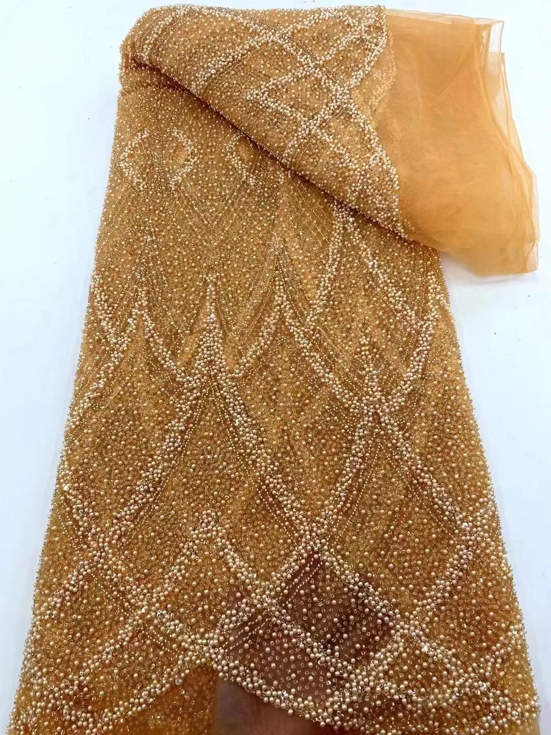 High -End Luxury French Beaded Lace Fabric 2024 High Quality African Sequins Groom Net Lace Fabrics For Nigerian Wedding Dresses
High -End Luxury French Beaded Lace Fabric 2024 High Quality African Sequins Groom Net Lace Fabrics For Nigerian Wedding Dresses