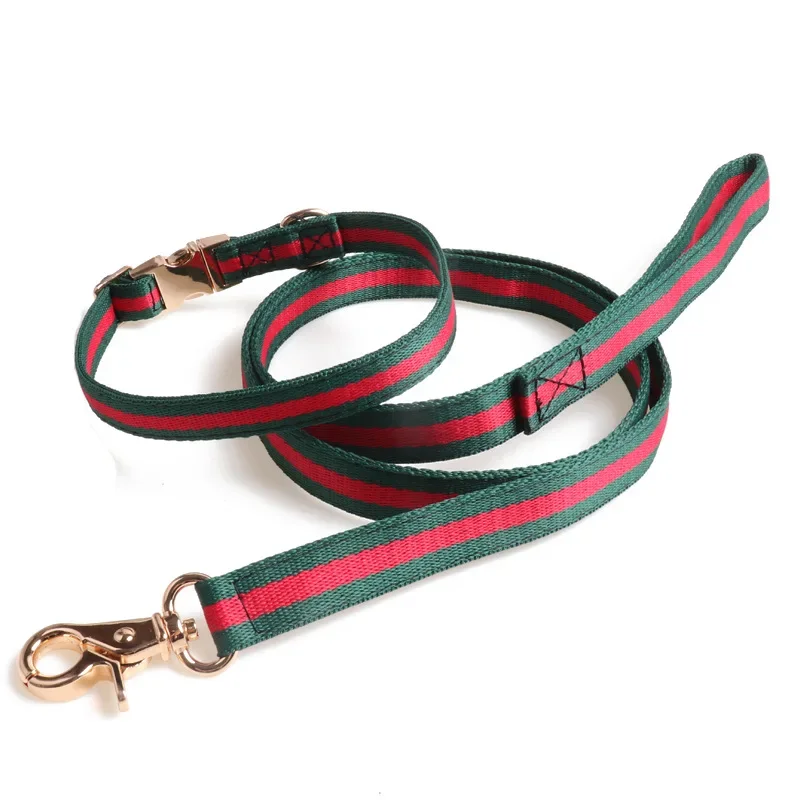 New Fashion Nylon Pet Accessories Pet Collar Red Green Woven Straps Metal Buckle Dog Collar Leash Striped Set
New Fashion Nylon Pet Accessories Pet Collar Red Green Woven Straps Metal Buckle Dog Collar Leash Striped Set