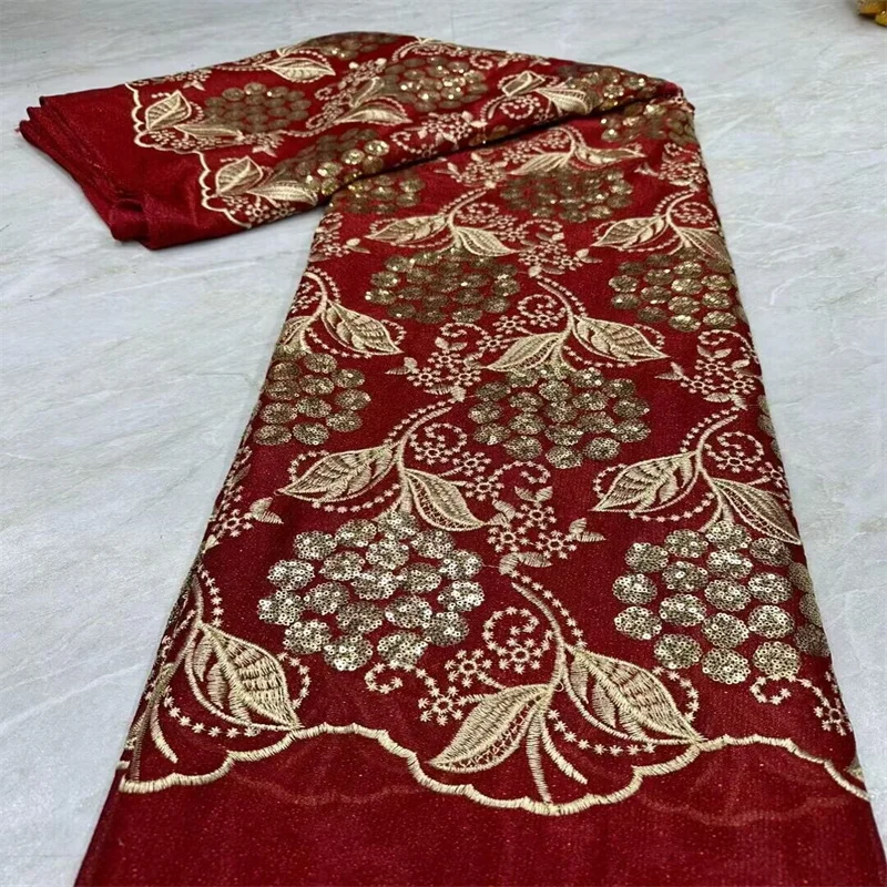 High Quality African Lace Fabric Light Gold /Red French Net Sequins Fabric Sewing Embroidered Lace Tulle Nigerian Lace Fabric
High Quality African Lace Fabric Light Gold /Red French Net Sequins Fabric Sewing Embroidered Lace Tulle Nigerian Lace Fabric