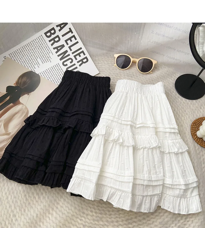 Korean-Style All-Match Anti-Exposure A- line Skirt Women 2023 Summer Ruffled Elastic High Waist White Skirt Women's
Korean-Style All-Match Anti-Exposure A- line Skirt Women 2023 Summer Ruffled Elastic High Waist White Skirt Women's