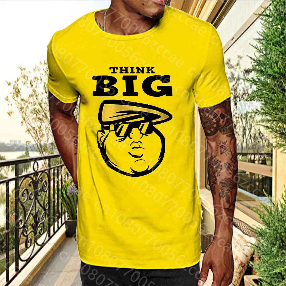 

Men's personalized hot stamping T-shirt teenagers summer fashion short sleeves 100% cotton fabric comfortable next to the skin.