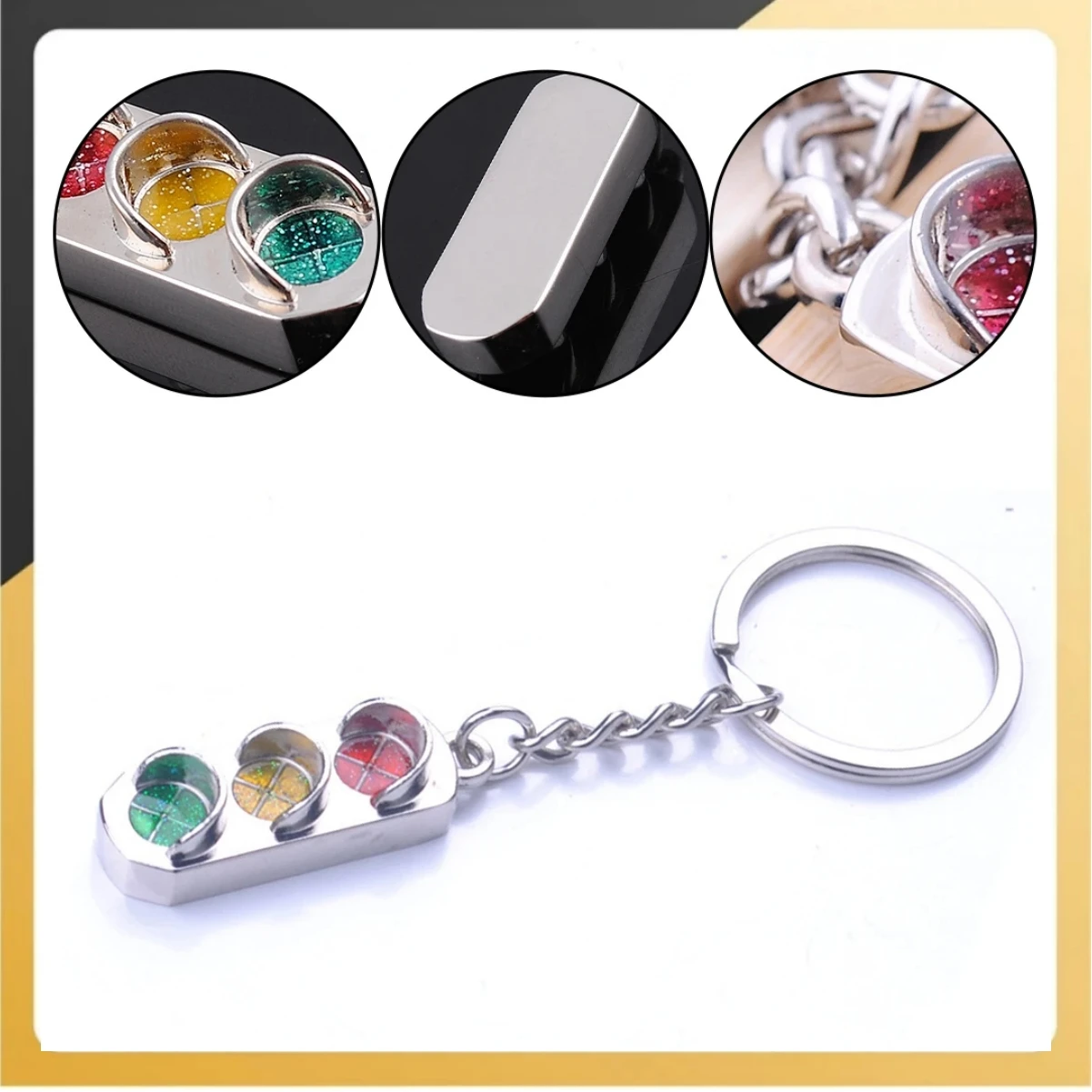 1x Cute Mini Traffic Light Car Key Ring Chain 3D Keyfob Keychain Keyring Gift Key Holder Key Chain Car Part Creative Fashionable
1x Cute Mini Traffic Light Car Key Ring Chain 3D Keyfob Keychain Keyring Gift Key Holder Key Chain Car Part Creative Fashionable