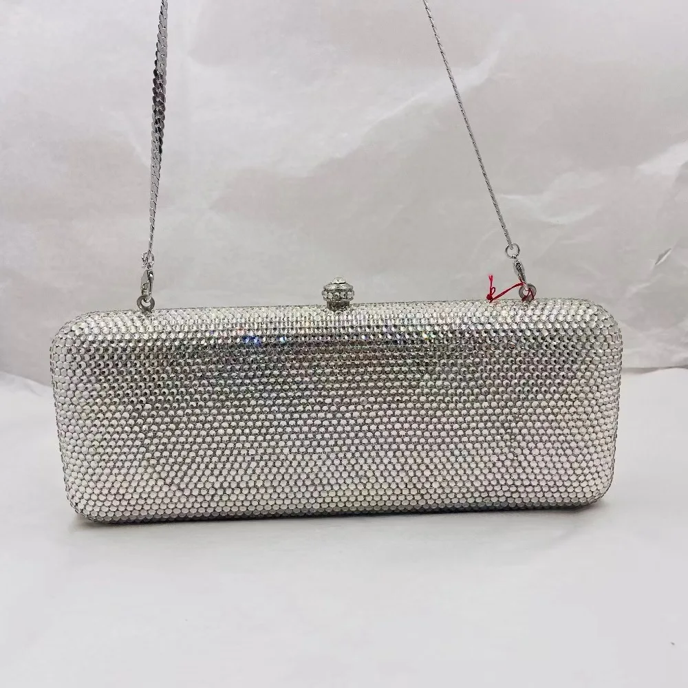 Female Crystal Women Evening Bags Blue/Purple Metal Full Stones Clutches Bag Wedding Party Clutches Bridal Handbag Clutch Purse
Female Crystal Women Evening Bags Blue/Purple Metal Full Stones Clutches Bag Wedding Party Clutches Bridal Handbag Clutch Purse