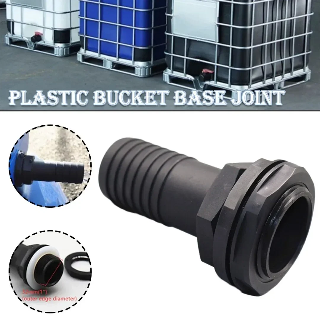 

Tool Cisterns Outlet Connect Gardening Hose Connector Fitting Inlet Connector Seal Bulkhead Pass Nozzle 1pc Wall Tank Bucket