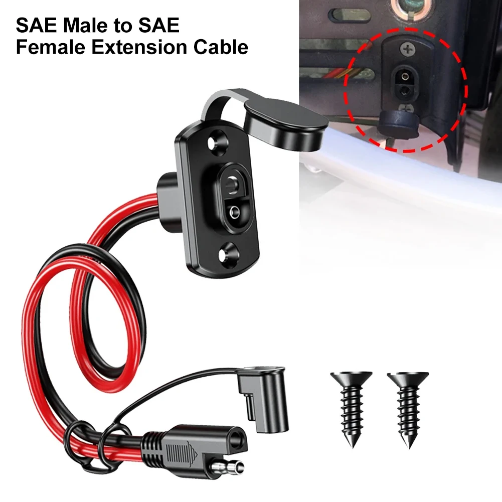 Быстроразъемный провод SAE 12AWG 30 см, водонепроницаемый шнур для автомобильного аккумулятора RV
Быстроразъемный провод SAE 12AWG 30 см, водонепроницаемый шнур для автомобильного аккумулятора RV