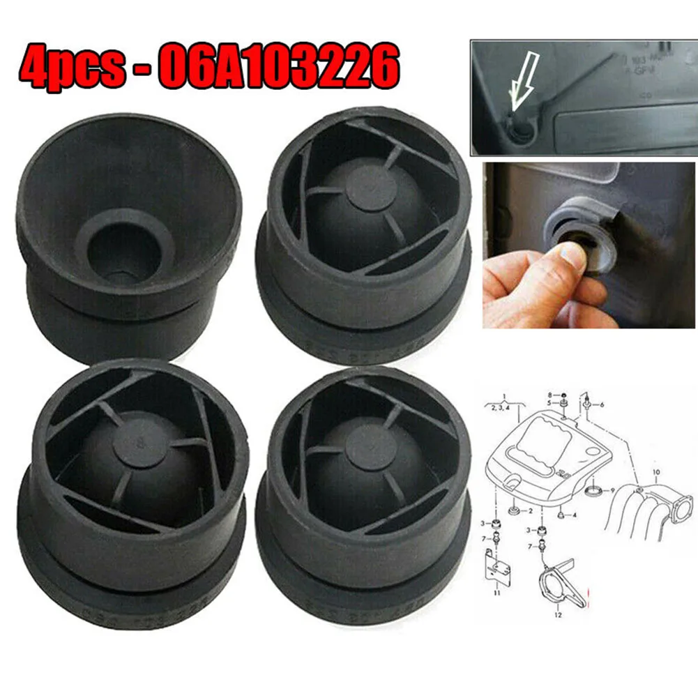 4pcs Car Engine Cover Cushion Rubber Stop Jounce Bumper Grommet For Golf 06A103226 For A1 S3 A7 A8 Q3 For A4/For A5/S5
4pcs Car Engine Cover Cushion Rubber Stop Jounce Bumper Grommet For Golf 06A103226 For A1 S3 A7 A8 Q3 For A4/For A5/S5
