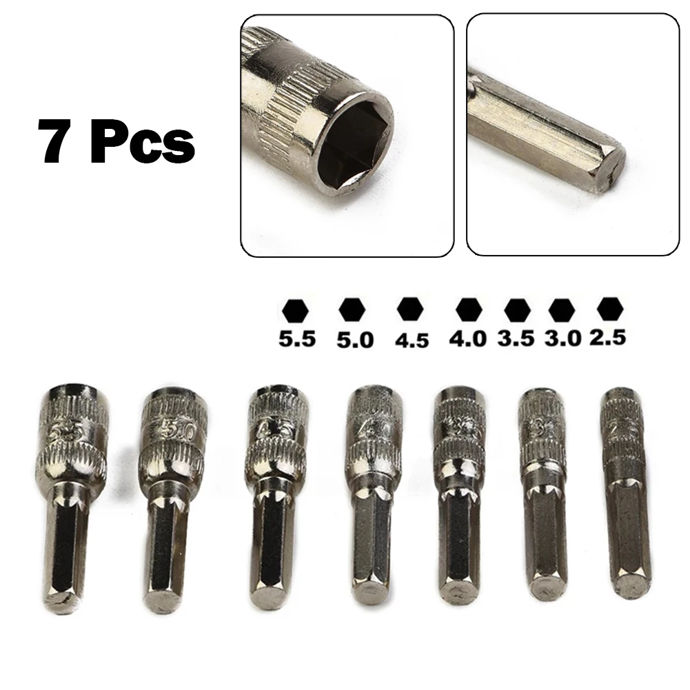 Brand New High Quality Practical Durable Hex Socket Hex Shank Driver 6 Point 7Pcs/Set H4(3/25\") Hand Tools Hexagonal Shank
Brand New High Quality Practical Durable Hex Socket Hex Shank Driver 6 Point 7Pcs/Set H4(3/25\") Hand Tools Hexagonal Shank