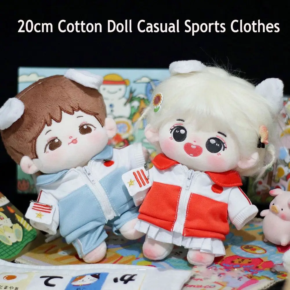 Academic Style School Uniform Suit Casual Wears Cotton Doll Sports Clothes Fashion for 20cm Doll/Cotton Stuffed Dolls
Academic Style School Uniform Suit Casual Wears Cotton Doll Sports Clothes Fashion for 20cm Doll/Cotton Stuffed Dolls