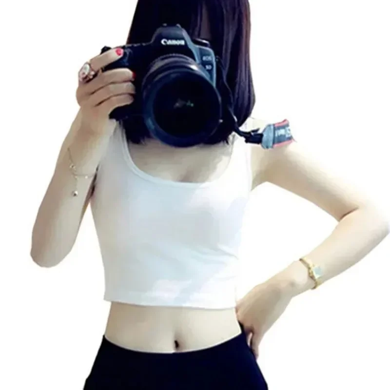 Petit camisole demi-corps pour femme, court, exercice de yoga, nombril qui fuit, haut coupe slim sexy, offre spéciale 3