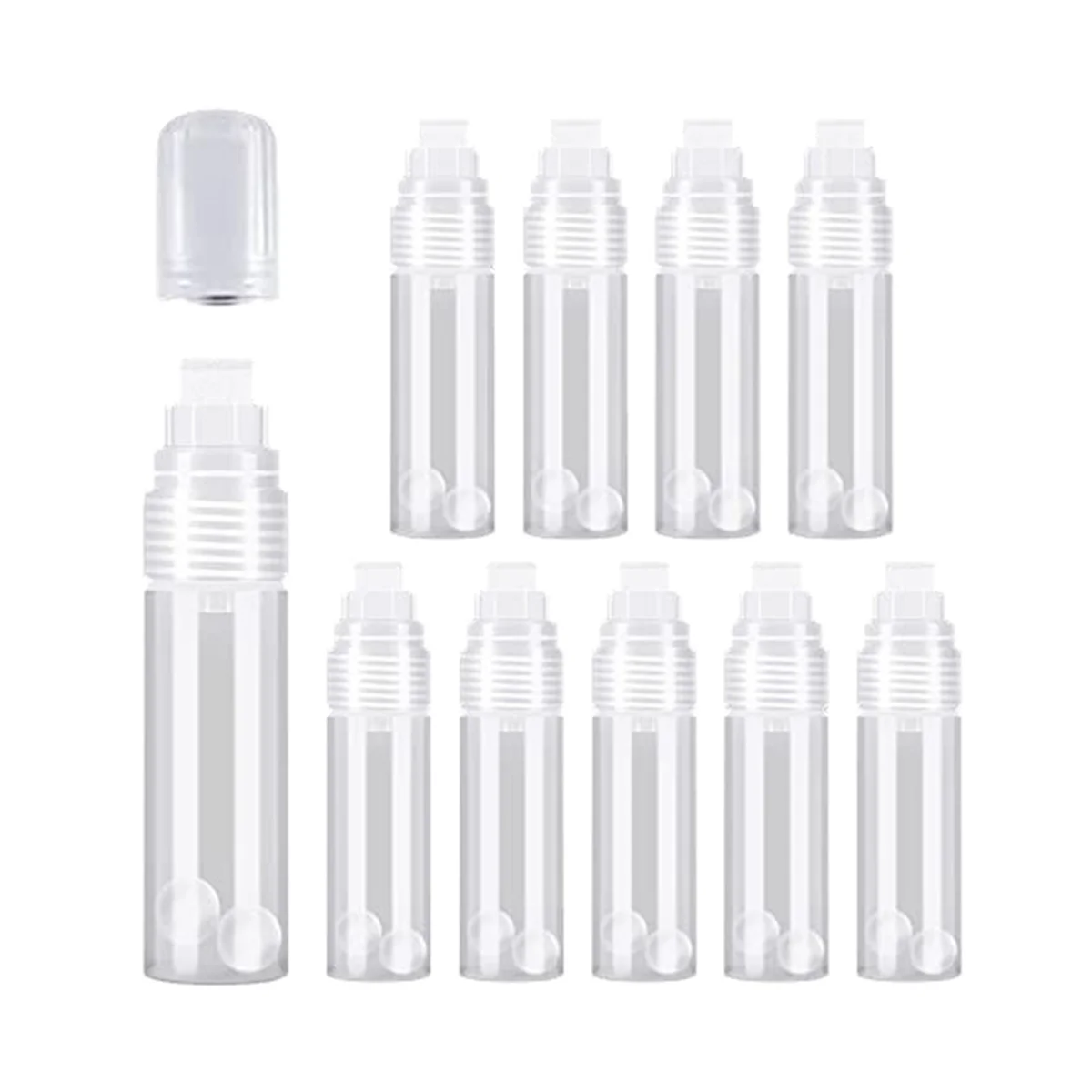 10 Pack Refillable Acrylic Paint Markers 15mm Empty Acrylic Markers Clear White Paint Marker Pens for Rock Painting Wood
10 Pack Refillable Acrylic Paint Markers 15mm Empty Acrylic Markers Clear White Paint Marker Pens for Rock Painting Wood
