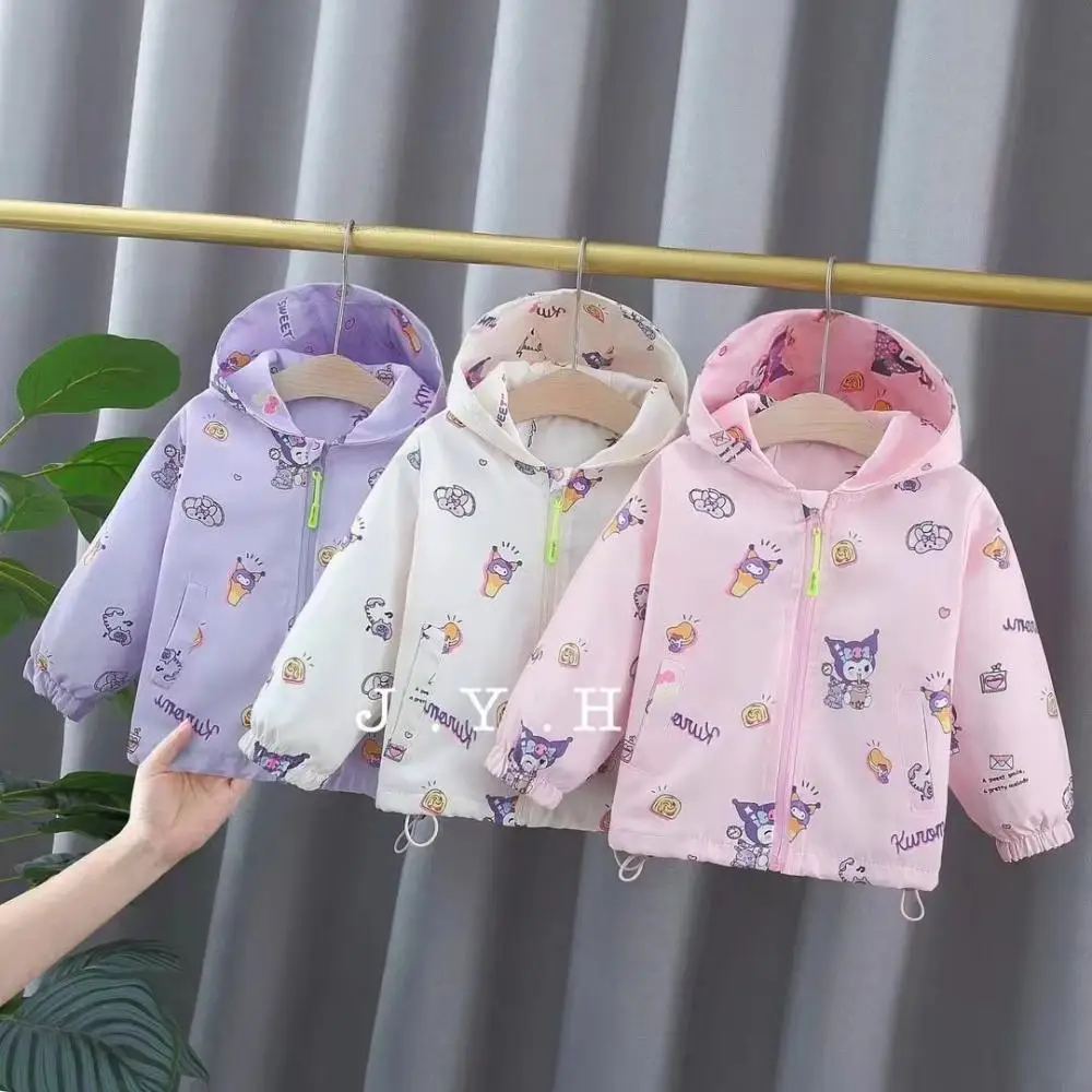 Anime Sanrio Kuromi Girls Coat Spring Autumn Sports and Leisure Outdoor Sport Jacket Zipper Jacket Cute Cartoon Child Clothing
Anime Sanrio Kuromi Girls Coat Spring Autumn Sports and Leisure Outdoor Sport Jacket Zipper Jacket Cute Cartoon Child Clothing