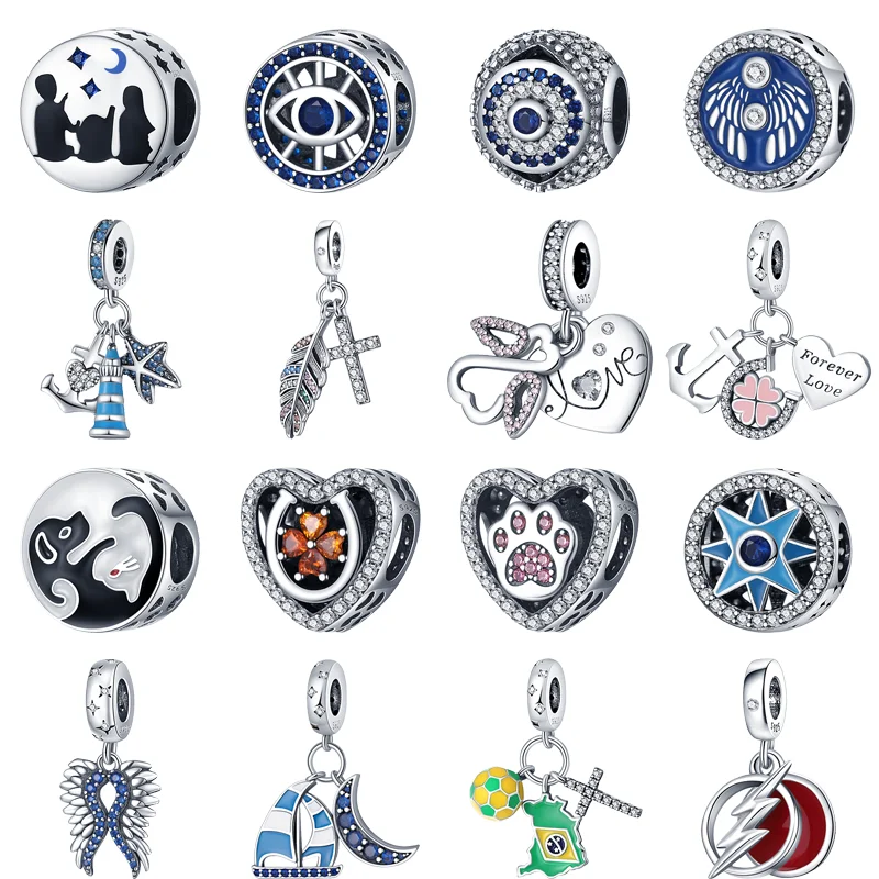925 Silver Blue Night Sky Eye Lighthouse Sailing Brazil Football Pendant Fine Beads Fit Original Pandora Charms Bracelet Jewelry
925 Silver Blue Night Sky Eye Lighthouse Sailing Brazil Football Pendant Fine Beads Fit Original Pandora Charms Bracelet Jewelry