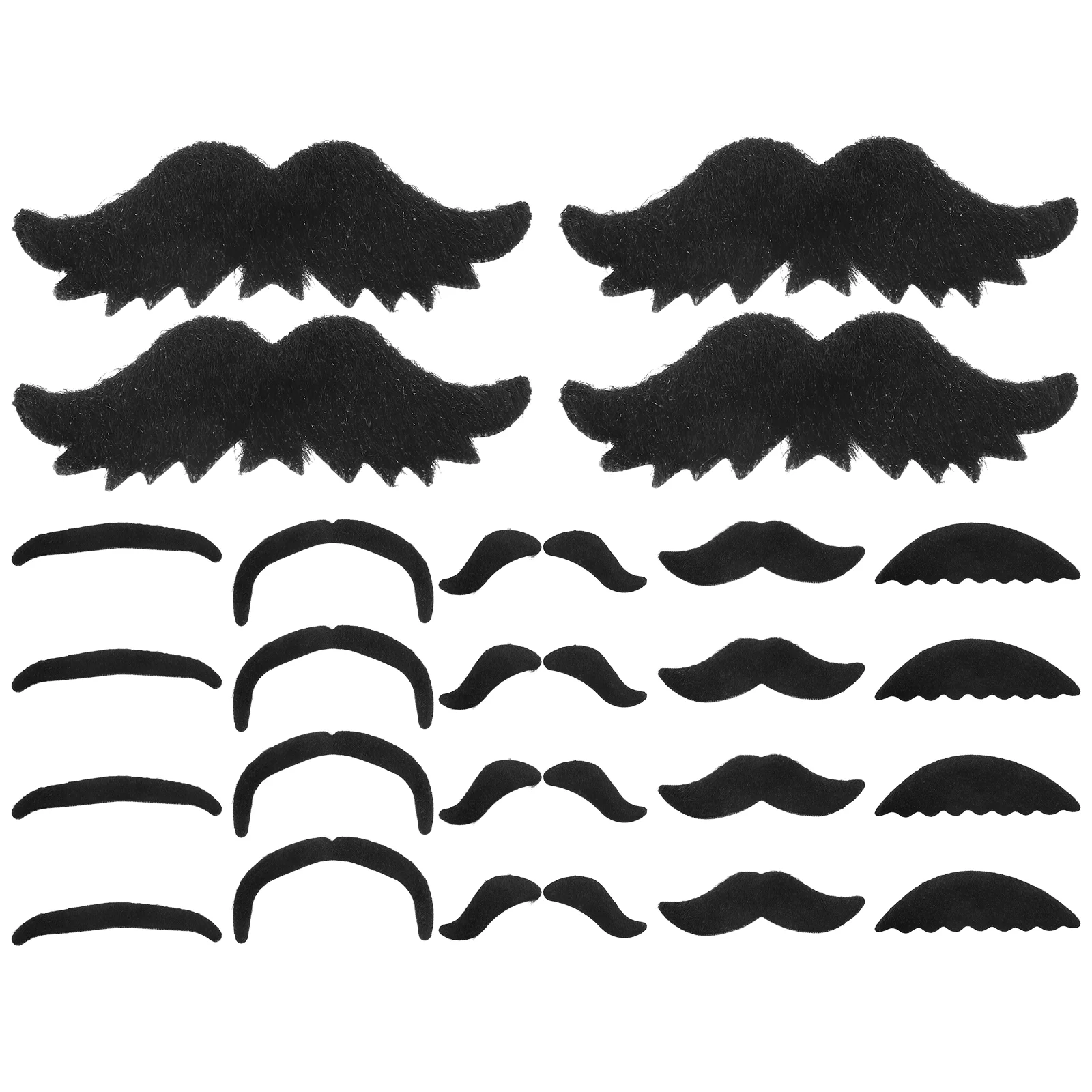 

Fake Mustache Beard Mustaches Costume Beards Halloweenstickers Self Hair Artificial Adhesive Festival Party Black Facial Props