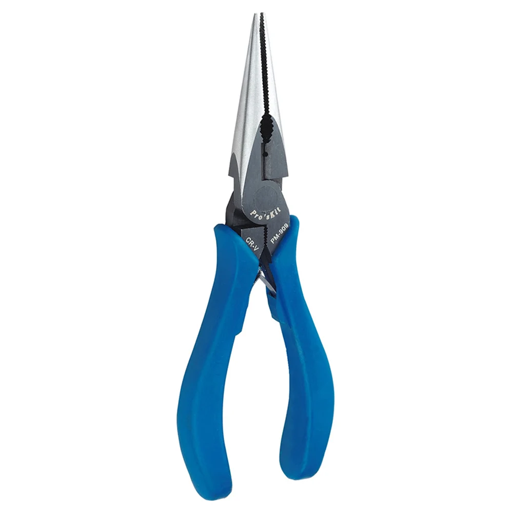 Pro'sKit PM-909 Multi-function long Nose Pliers Tip Mouth Pliers Steel Wire Cutting Clamping Stripping Electrician Repair Tools
Pro'sKit PM-909 Multi-function long Nose Pliers Tip Mouth Pliers Steel Wire Cutting Clamping Stripping Electrician Repair Tools