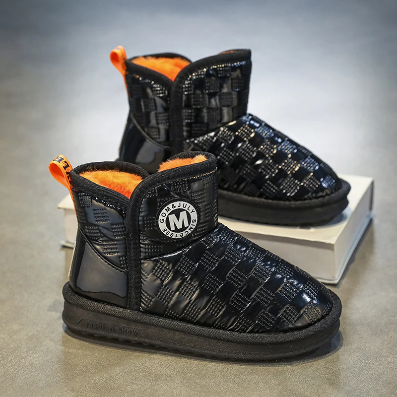 New Casual Leather Kid Snow Boots Black Young Fashion Non-slip Soft Comfortable Keep Warm Classical Basis Winter Children's Shoe
New Casual Leather Kid Snow Boots Black Young Fashion Non-slip Soft Comfortable Keep Warm Classical Basis Winter Children's Shoe