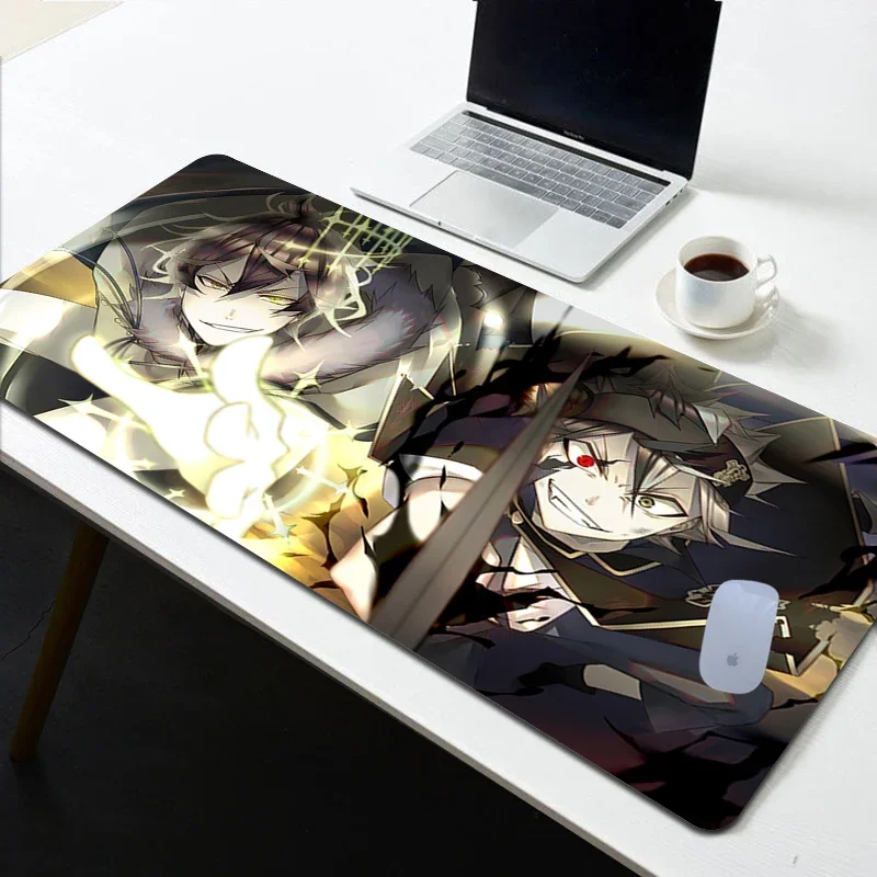 

Black Clover Mouse pad Pc Gaming Accessories MousePad Keyboard Pad Deskmat Non-slip Mat Gamer Cabinet Anime Rubber Mat Mousemat