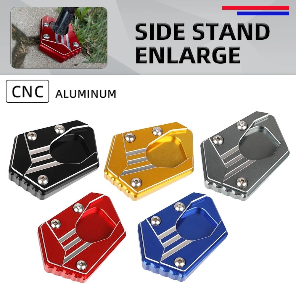 Motorcycle Aluminum Kickstand Foot Pad Side Stand Enlarger For HONDA CB150R CBR250R CB300F CB300R CBR300R CB300F CB400 2013-2024
Motorcycle Aluminum Kickstand Foot Pad Side Stand Enlarger For HONDA CB150R CBR250R CB300F CB300R CBR300R CB300F CB400 2013-2024
