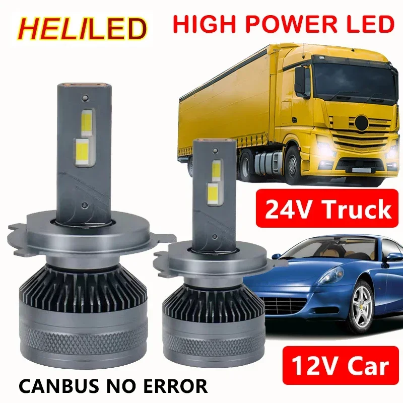 

H4 LED Headlight 500000LM CSP Chip CANBUS LED H7 H1 H11 H8 H9 9005 9006 HB3 HB4 800W 6000K LED Lights for 12V Car 24V Truck