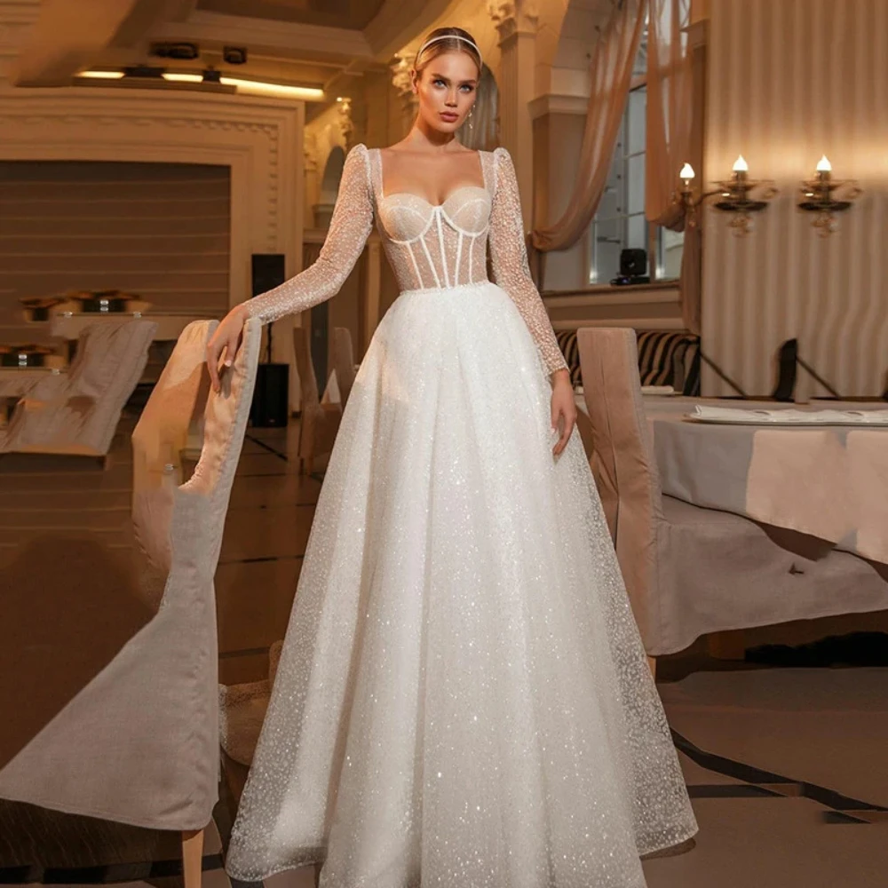 Luxury Wedding Dress For Women 2024 New Exquisite A-Line Sweetheart Bridal Gowns Beading Backless Tulle Vestidos De Novia W10298
Luxury Wedding Dress For Women 2024 New Exquisite A-Line Sweetheart Bridal Gowns Beading Backless Tulle Vestidos De Novia W10298