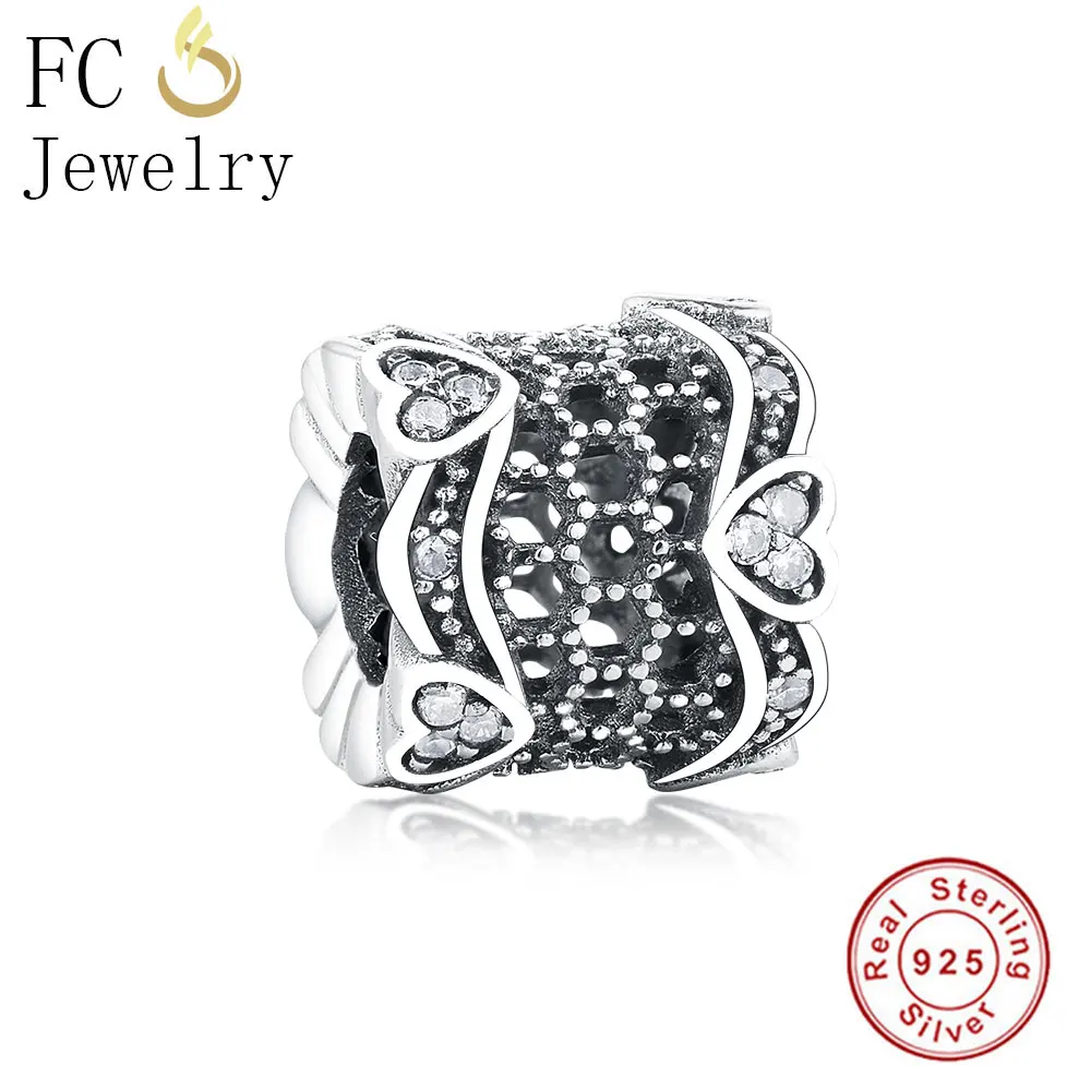 FC Jewelry Fit Original BrandCharms Bracelet 925 Sterling Silver Lace of Love Heart Rube Zirconia Spacer Beads Making Berloque
FC Jewelry Fit Original BrandCharms Bracelet 925 Sterling Silver Lace of Love Heart Rube Zirconia Spacer Beads Making Berloque