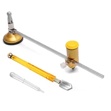 Circular Glass Cutter With Suction Cup Adjustable Circular Glass Cutter Tool Kit With A Glass Cutter (40Cm)
Circular Glass Cutter With Suction Cup Adjustable Circular Glass Cutter Tool Kit With A Glass Cutter (40Cm)