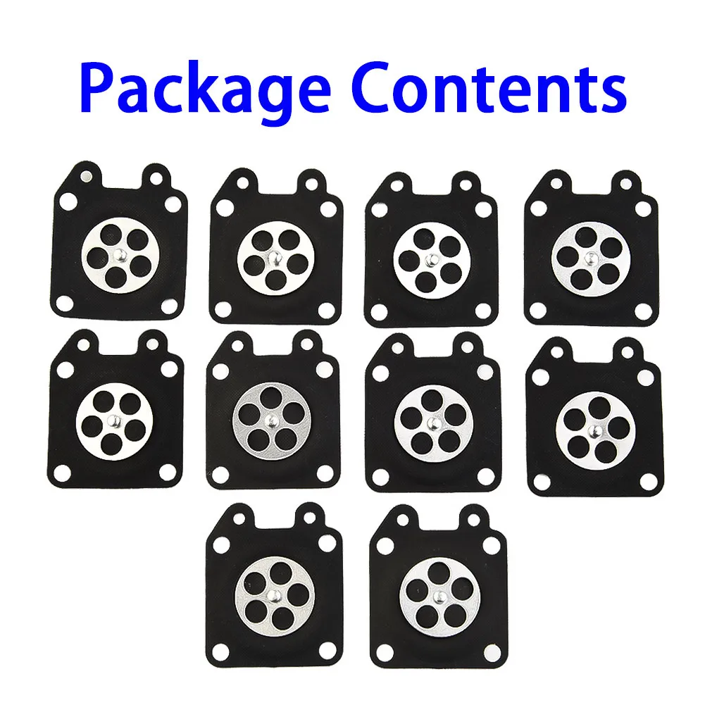 

10Pcs Chainsaw Carburetor Metering Diaphragm Fit For 95-526 95-526-9 95-526-9-8 High Quality Rubber Material