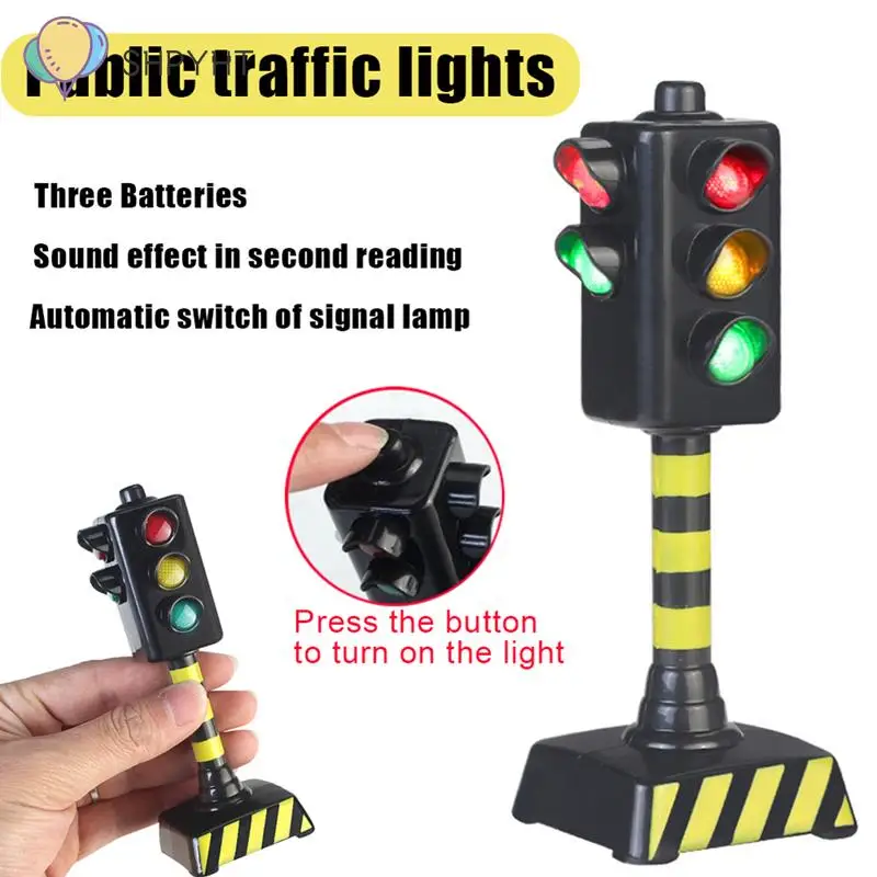 Mini Traffic Signs Road Light Block with Sound LED Children Safety Education Kids Puzzle Traffic Light Toys Kids Gifts
Mini Traffic Signs Road Light Block with Sound LED Children Safety Education Kids Puzzle Traffic Light Toys Kids Gifts