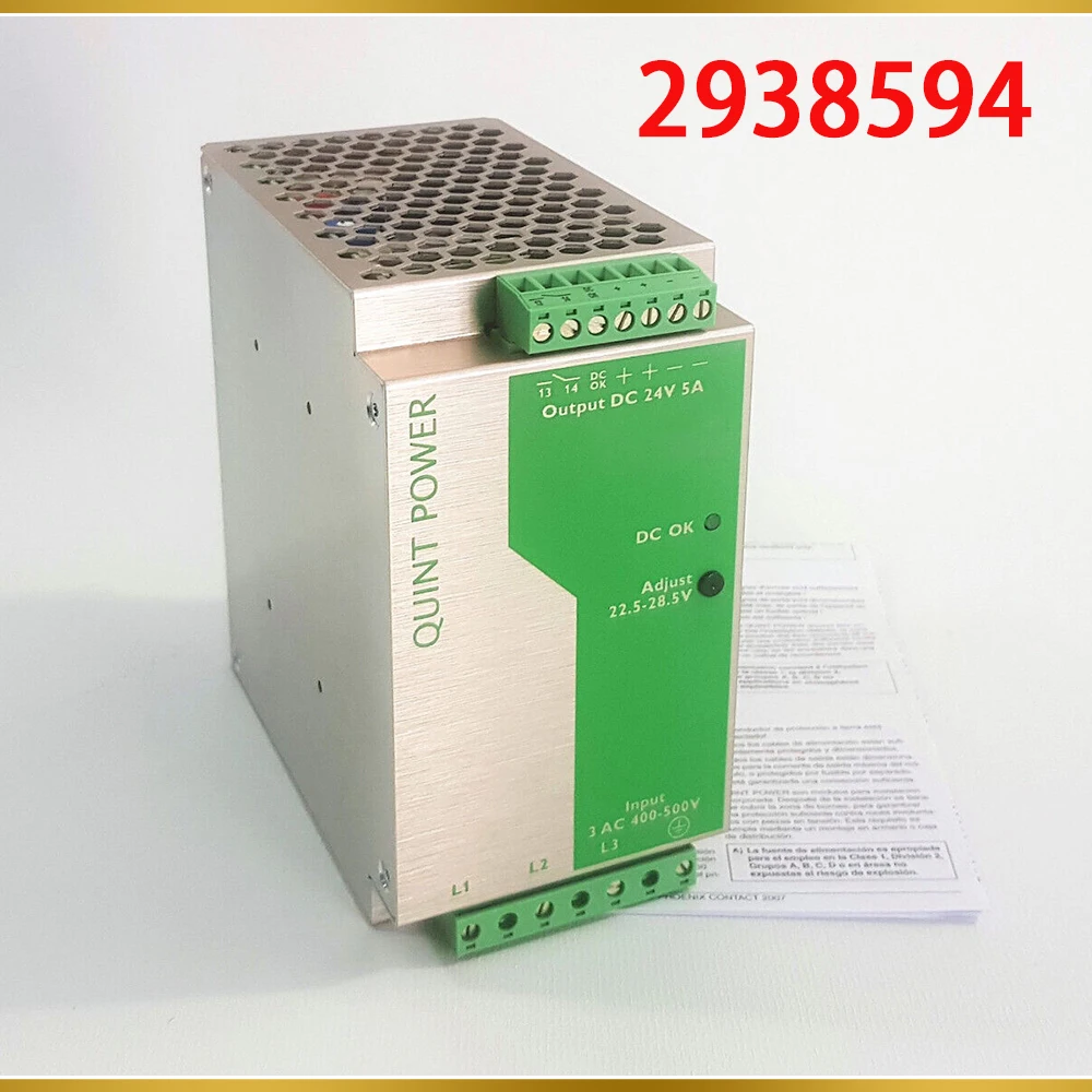 Новая модель, 24DC/5 quint POWER 24VDC/5A для импульсного источника питания Phoenix 2938594
Новая модель, 24DC/5 quint POWER 24VDC/5A для импульсного источника питания Phoenix 2938594