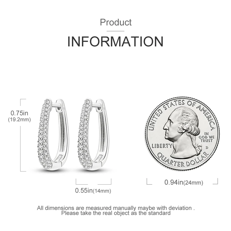 New Earrings 100% Genuine 925 Sterling Silver Women Hoop Earring Women's Wedding Engagement Girlfriend Wife Birthday Gift 50 Mallzona Sc03183eaa53544bca871abad1bce1988s New Earrings 100% Genuine 925 Sterling Silver Women Hoop Earring Women's Wedding Engagement Girlfriend Wife Birthday Gift Mallzona