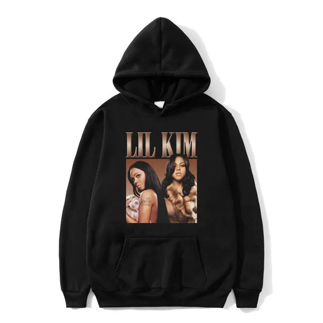 Rapper Lil Kim Graphic Print Hoodie Men Women Hip Hop Oversized Sweatshirt Male Vintage Hoodies Unisex Casual Pullover Tracksuit
Rapper Lil Kim Graphic Print Hoodie Men Women Hip Hop Oversized Sweatshirt Male Vintage Hoodies Unisex Casual Pullover Tracksuit