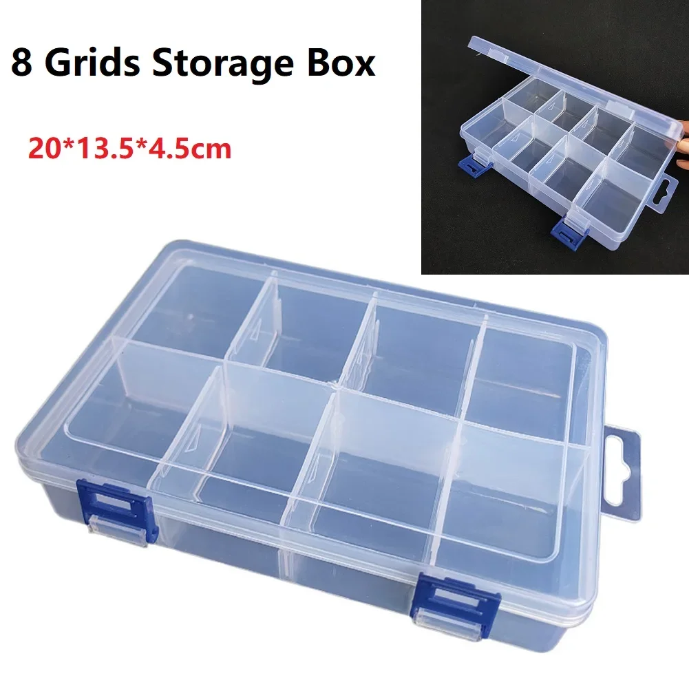 Parts Box Tool Container Screws Box Adjustable 8 Grids Compartment Plastic Storage Box Screw Holder Case Organizer
Parts Box Tool Container Screws Box Adjustable 8 Grids Compartment Plastic Storage Box Screw Holder Case Organizer
