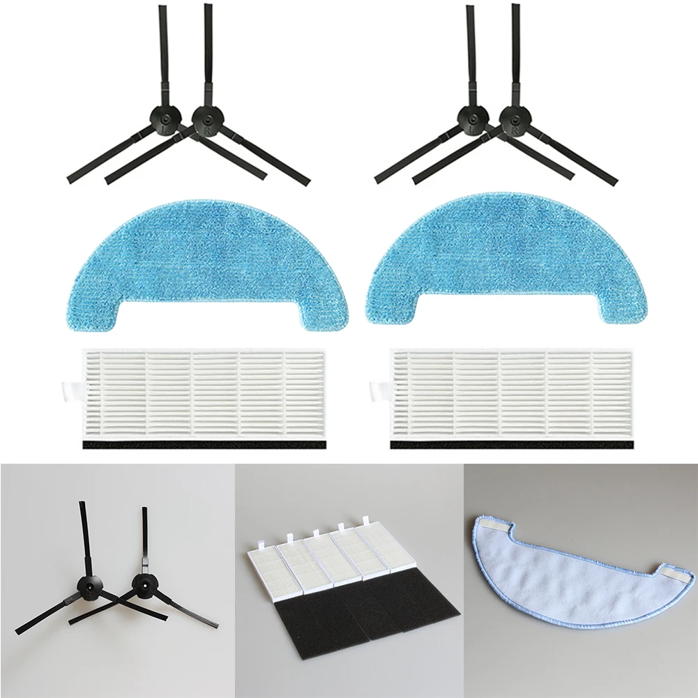 4pcs Side Brushes For Mister Robot Model Hybrid With 2pcs Filter & Mop Cloth Vacuum Cleaner Robot Sweeper Spare Parts
4pcs Side Brushes For Mister Robot Model Hybrid With 2pcs Filter & Mop Cloth Vacuum Cleaner Robot Sweeper Spare Parts