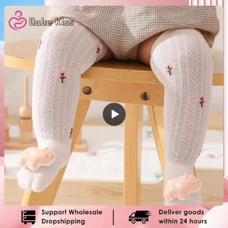

Детские носки, летние новые сетчатые тонкие детские чулки для новорожденных, Мультяшные куклы, противомоскитные носки для детей