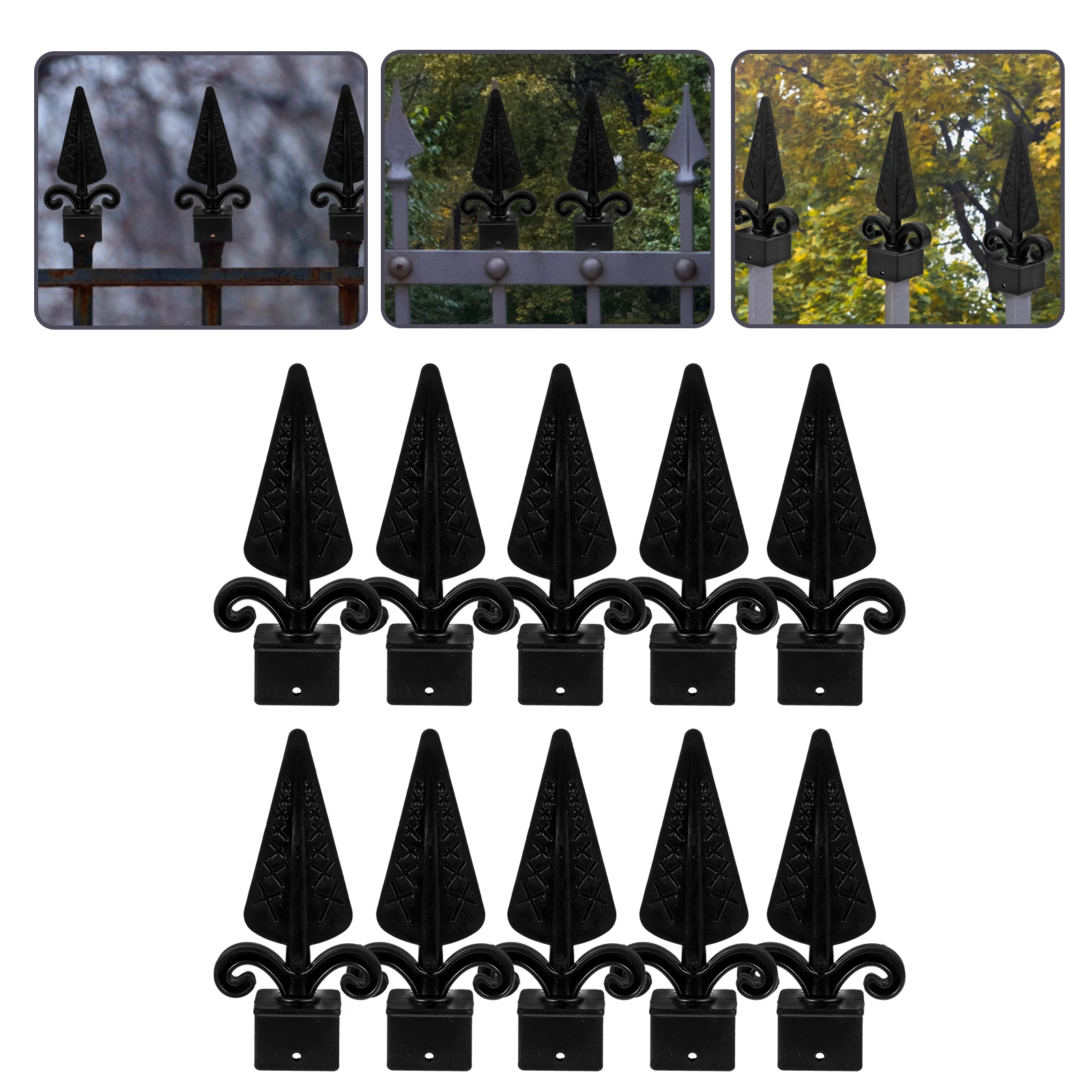 10pcs Fence Decor Fence Head Column Cover Picket Post Cover For Yard Garden Corridors Guard Bar Gate Frame Post Finials Caps
10pcs Fence Decor Fence Head Column Cover Picket Post Cover For Yard Garden Corridors Guard Bar Gate Frame Post Finials Caps