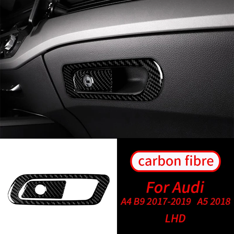For Audi A4 B9 A5 17-19 Real Carbon Fiber Glove Box Switch Panel Decoration Cover Trim Car Accessories Car Interior Supplies
For Audi A4 B9 A5 17-19 Real Carbon Fiber Glove Box Switch Panel Decoration Cover Trim Car Accessories Car Interior Supplies