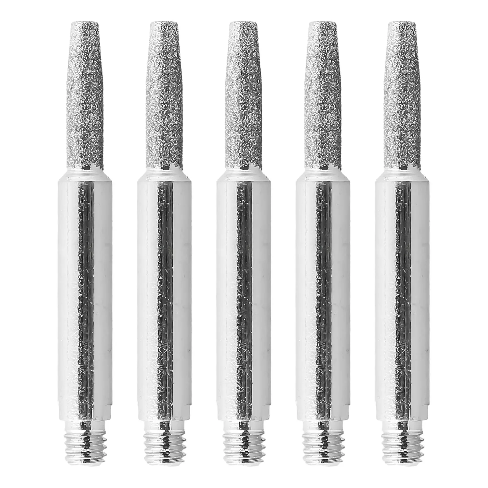 

5pcs/set Chainsaw Sharpener Parts Diamond Coated Grinding Head Cylindrical Burr 4/4.8/5.5mm File Grinding Tools Accessories