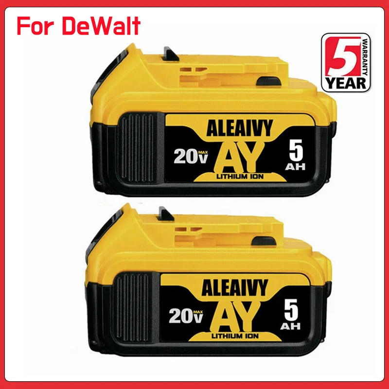 20V 5.0Ah MAX Battery Power Tool Replacement for DeWalt DCB184 DCB181 DCB182 DCB200 20V 3A 5A 6A 18Volt 20v Battery
20V 5.0Ah MAX Battery Power Tool Replacement for DeWalt DCB184 DCB181 DCB182 DCB200 20V 3A 5A 6A 18Volt 20v Battery