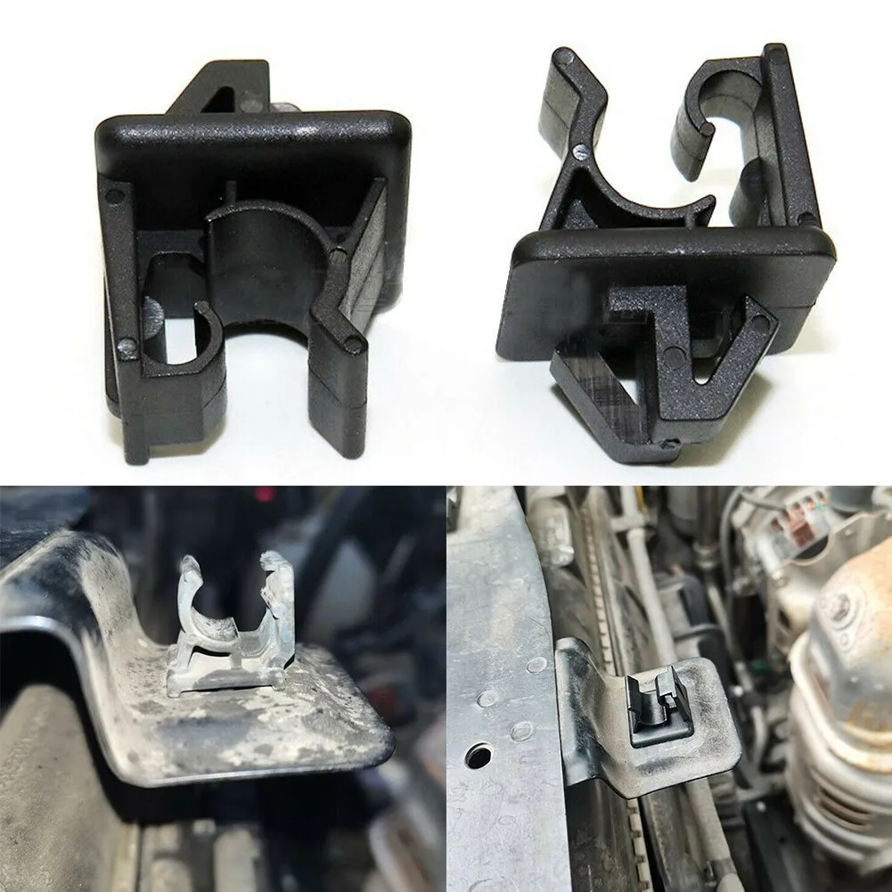 

2Pcs Car Hood Prop Rod Holder Clips For Honda For Accord For Civic For CR-V 90672-SNB-901; 90672-SNB-003 Accessory